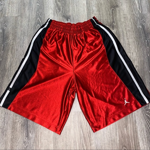 Jordan Other - Red Silk Jordan Shorts